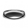 Podnos oválný (ALU)  44,5 x 29,5 cm