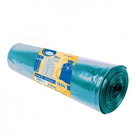 Pytle na odpadky 70 x 110cm, 120 L - MODRÉ  (LDPE) Typ 60