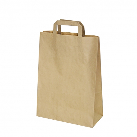 Papírové tašky hnědé (PAP) 26 x 12 x 36 cm