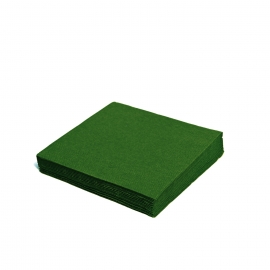Ubrousky 2vrst. (PAP)  33 x 33 cm - tmavě zelené