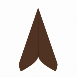 Ubrousky AIRLAID - PREMIUM -  40 x 40 cm -  hnědé