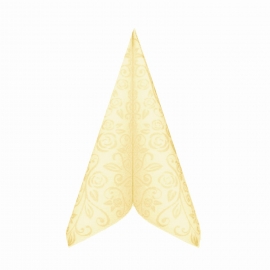 Ubrousky AIRLAID - PREMIUM  “dekor R”  40 x 40 cm -  béžové