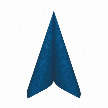 Ubrousky AIRLAID - PREMIUM  “dekor R”  40 x 40 cm - tmavě modré