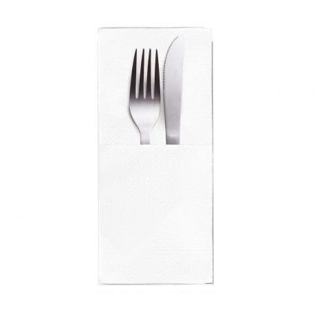 Ubrousky “CutleryStar”  3vrst. (PAP)  40 x 40 cm - bílé