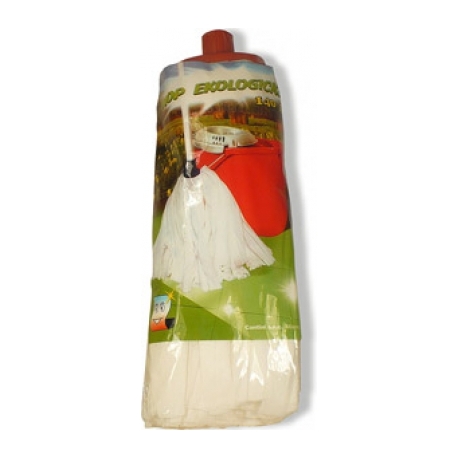 Náhradní mop proužky FAVE bavlna bílá 140g