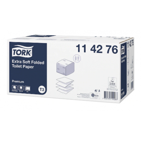 Tork Folded Extra Soft toaletní papír Premium T3 (7560 útržků)