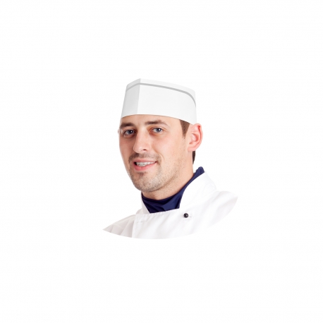 Kuchařské čepice z papíru, lodičky bílé