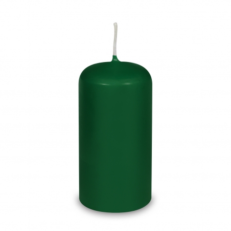 Svíčka válcová Ø 60 x 120 mm - tmavě zelená