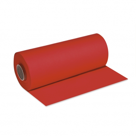 Středový pás PREMIUM rolovaný (AIRLAID)   24 m x 40 cm  - červený