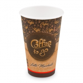 Papírový kelímek ,,Coffee to go" - 420 ml - Ø 90 mm - L