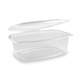 Miska oválná průhledná s víčkem 2000 ml  (PP)