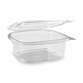 Miska hranatá průhledná s víčkem 1000 ml  (PET)