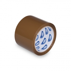 Lepící páska hnědá  (PP/Acryl)  66 m x 75 mm