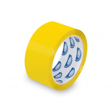 Lepící páska žlutá (PP/Acryl)   66 m x 48 m