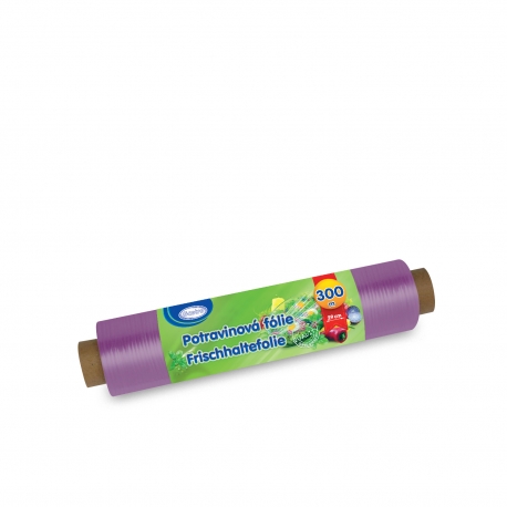 Potravinová fólie jednotlivě balená (PVC)  29 cm x 300 m