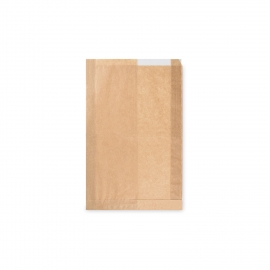 Papírové sáčky s okénkem - chléb  ok. 14 cm (PAP/PP)