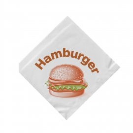 Sáčky na hamburger (PAP)  16 x 16 cm