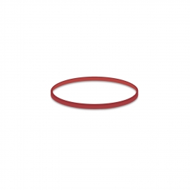 Gumičky červené slabé 1 mm, Ø 6 cm