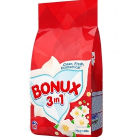 Prací prášek BONUX - 6kg bílé prádlo (80PD)